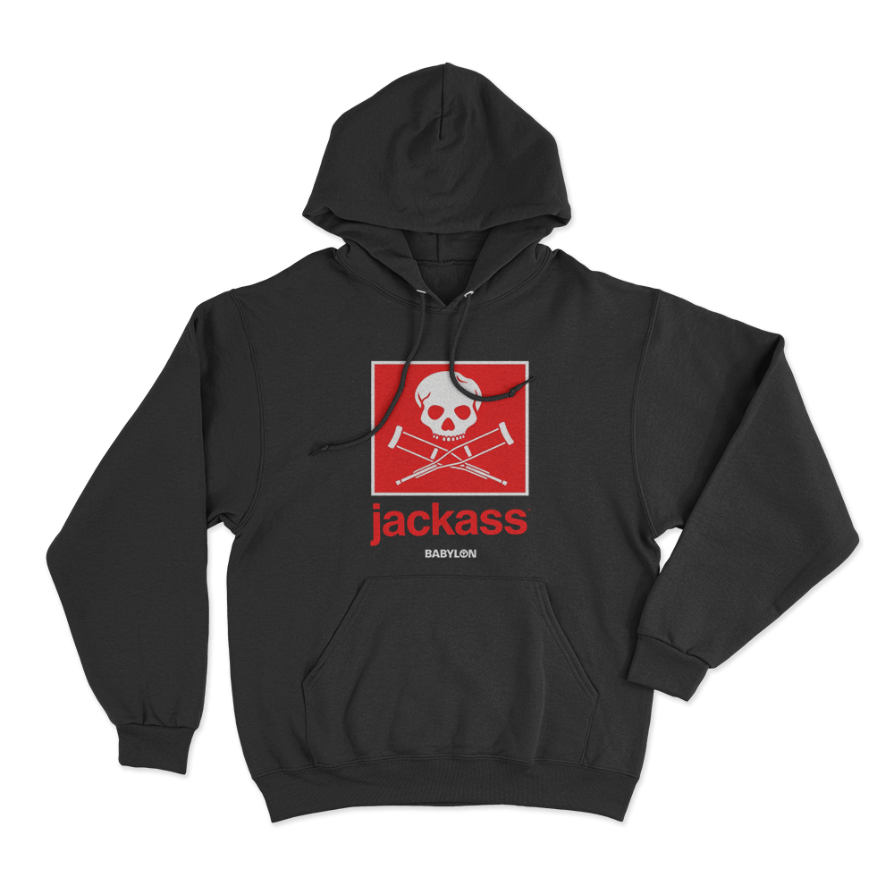 Jackass Box Logo Unisex Hoodie Black Jackass Box Logo Unisex Hoodie Black
