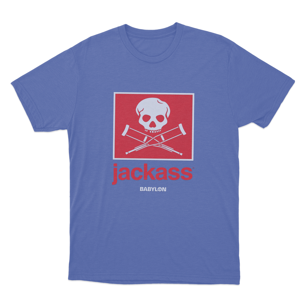 Jackass Box Logo Unisex T Shirt Blue Jackass Box Logo Unisex T Shirt Blue