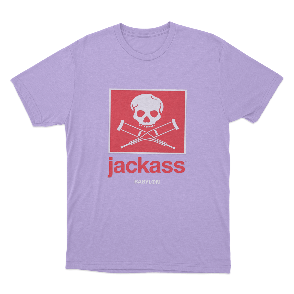 Jackass Box Logo Unisex T Shirt Purple Jackass Box Logo Unisex T Shirt Purple