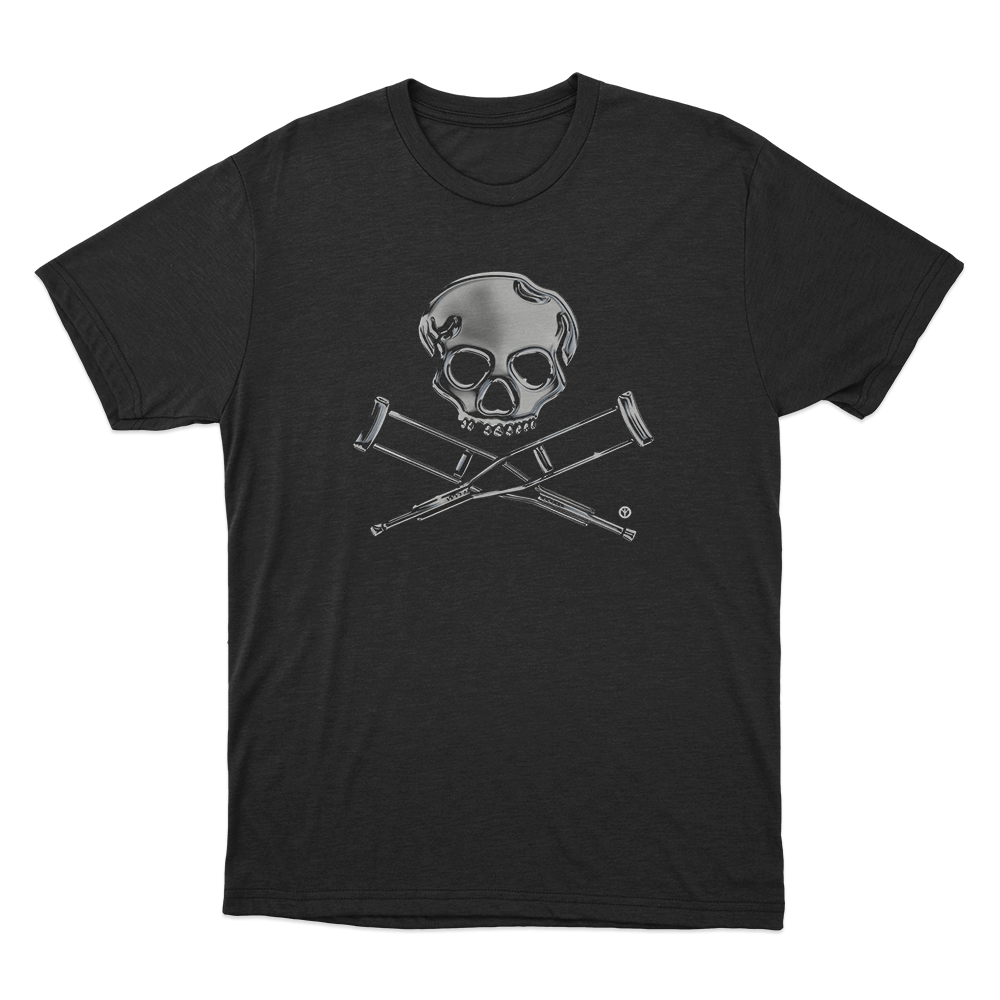 Jackass Chrome Logo Unisex T Shirt Black Jackass Chrome Logo Unisex T Shirt Black