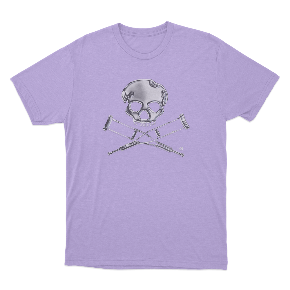 Jackass Chrome Logo Unisex T Shirt Purple Jackass Chrome Logo Unisex T Shirt Purple