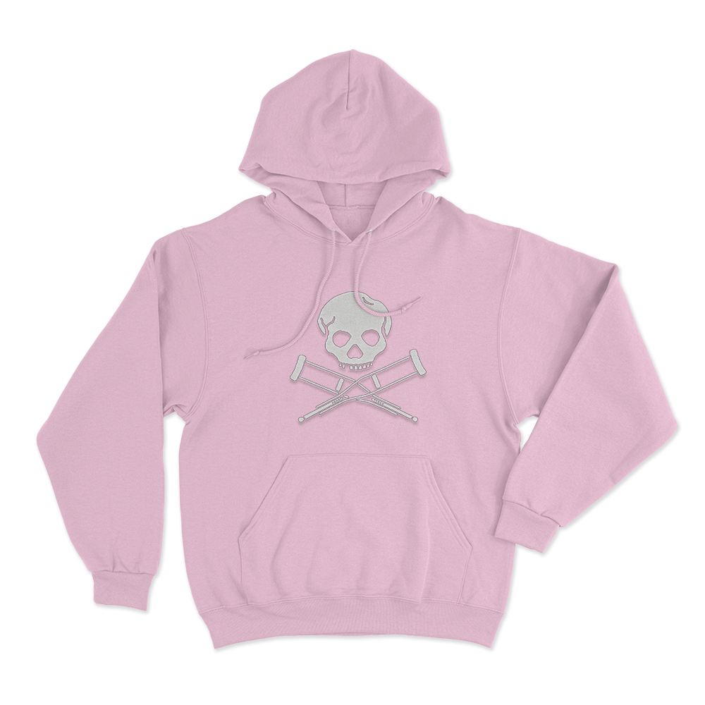 Jackass Logo Unisex Hoodie Pink Jackass Logo Unisex Hoodie Pink