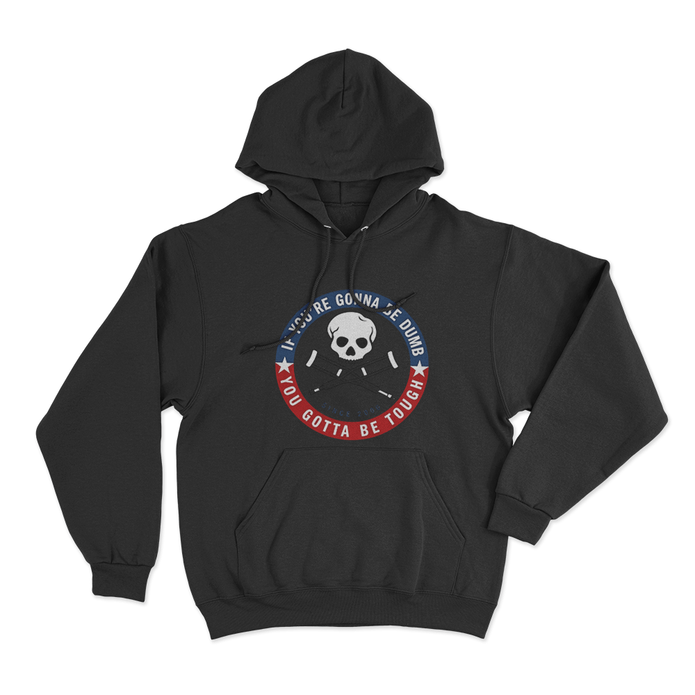 Jackass Tough Since 2000 Unisex Hoodie Black Jackass Tough Since 2000 Unisex Hoodie Black