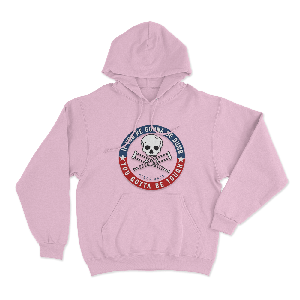 Jackass Tough Since 2000 Unisex Hoodie Pink Jackass Tough Since 2000 Unisex Hoodie Pink
