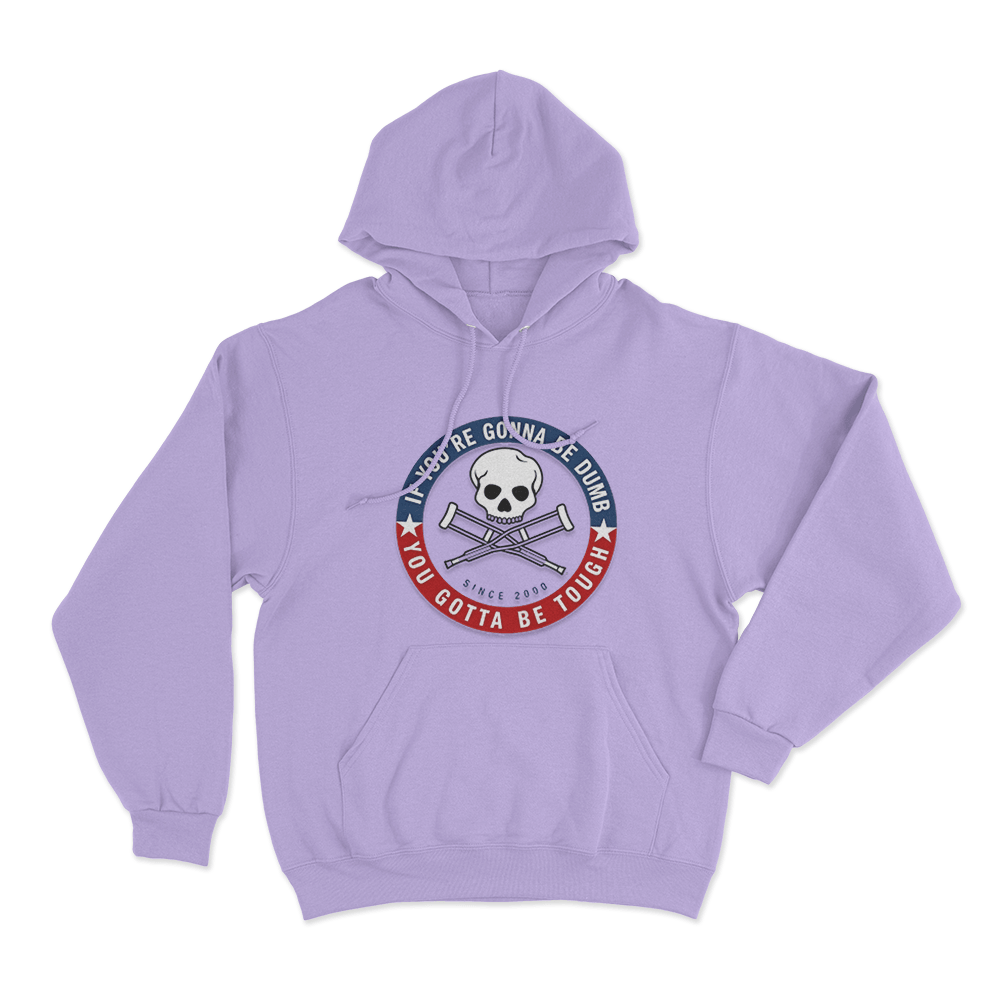 Jackass Tough Since 2000 Unisex Hoodie Purple Jackass Tough Since 2000 Unisex Hoodie Purple