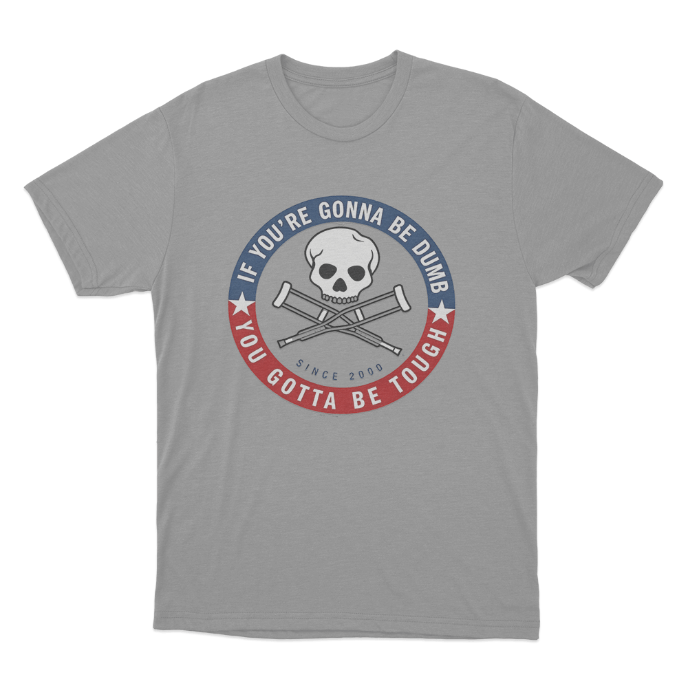 Jackass Tough Since 2000 Unisex T Shirt Grey Jackass Tough Since 2000 Unisex T Shirt Grey