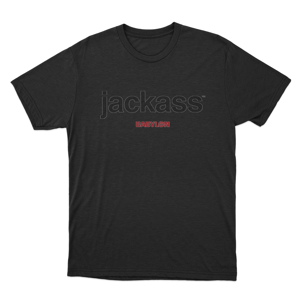 Jackass x Babylon Unisex T Shirt Black Jackass x Babylon Unisex T Shirt Black