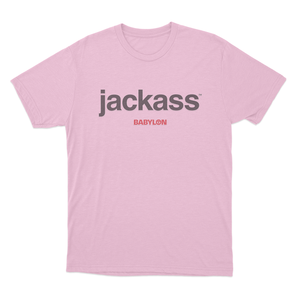 Jackass x Babylon Unisex T Shirt Pink Jackass x Babylon Unisex T Shirt Pink