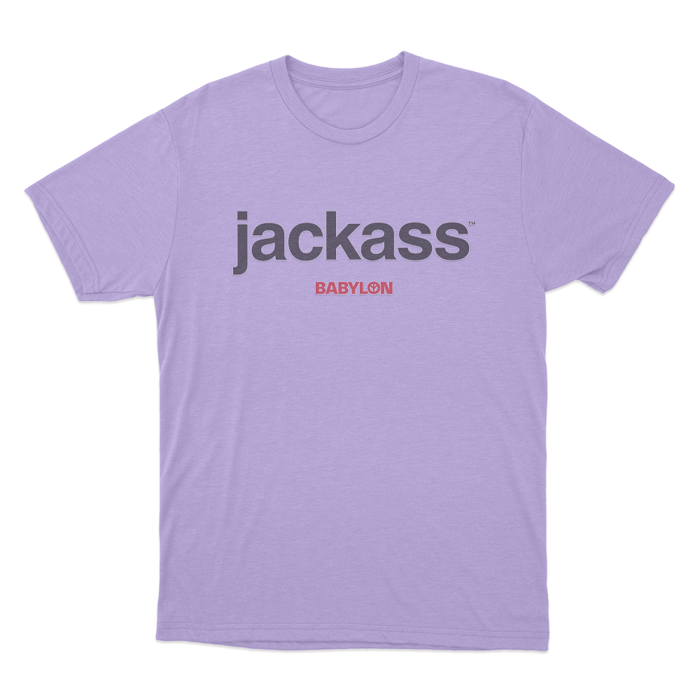 Jackass x Babylon Unisex T Shirt Purple Jackass x Babylon Unisex T Shirt Purple