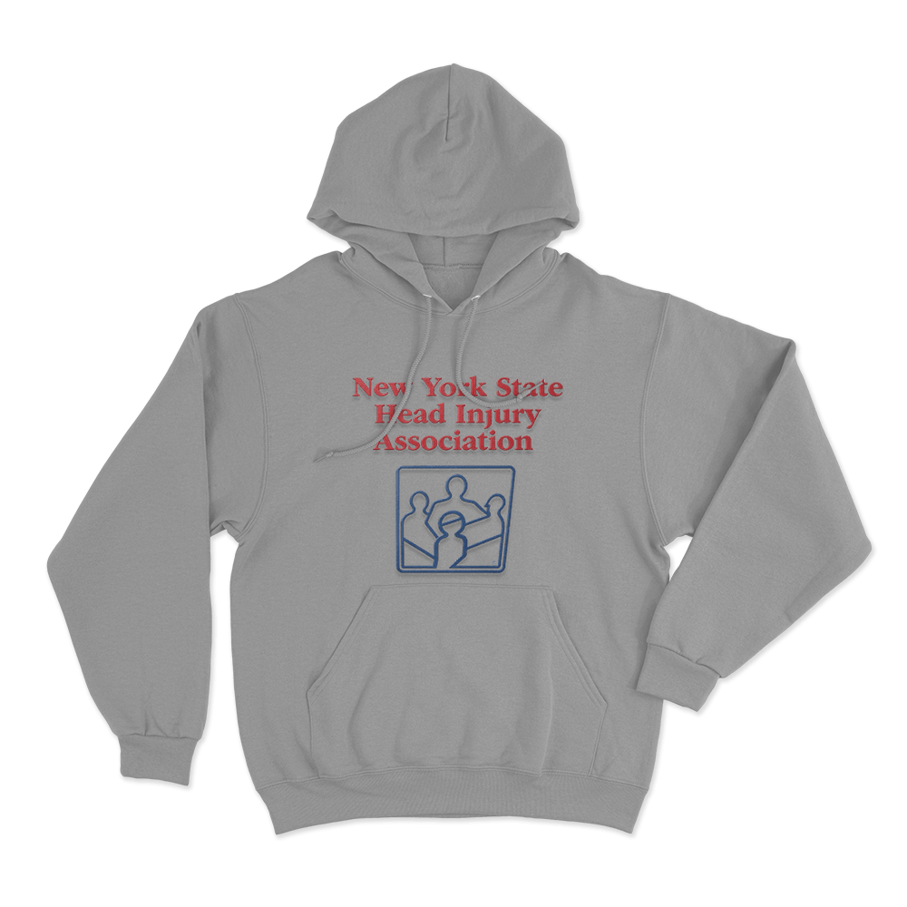 New York State Head Injury Association Unisex Hoodie Grey New York State Head Injury Association Unisex Hoodie Grey
